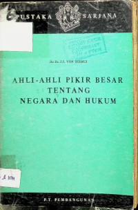 Image of Ahli - Ahli Pikir Besar Tentang Negara dan Hukum