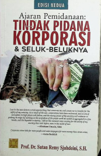 Image of Ajaran Pemidanaan: Tindak Pidana Korporasi & Seluk-Beluknya