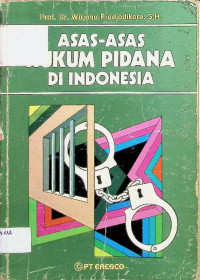 Image of Asas-Asas Hukum Pidana di Indonesia (Buku Hijau)