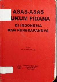 Image of Asas-Asas Hukum Pidana di Indonesia dan Penerapannya