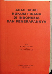 Image of Asas-Asas Hukum Pidana di Indonesia dan Penerapannya