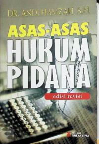 Image of Asas-Asas Hukum Pidana (Edisi Revisi)