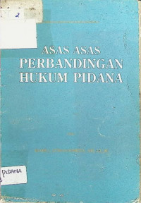 Image of Asas-Asas Perbandingan Hukum Pidana