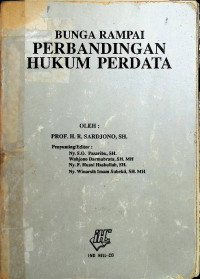 Image of Bunga Rampai Perbandingan Hukum Perdata
