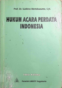Image of Hukum Acara Perdata Indonesia