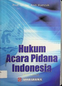 Image of Hukum Acara Pidana Indonesia