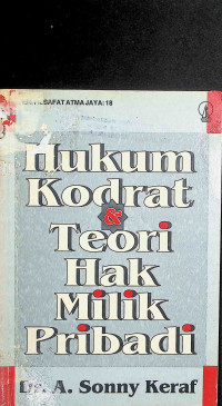 Image of Hukum Kodrat & Teori Hak Milik Pribadi