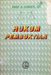 Image of Hukum Pembuktian