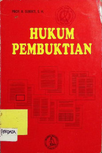 Image of Hukum Pembuktian (Buku Merah)