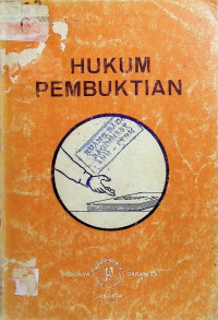 Image of Hukum Pembuktian (Buku Orange)