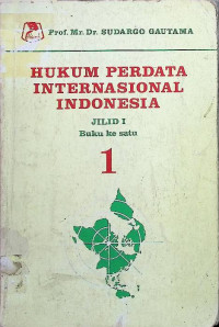 Image of Hukum Perdata Internasional Indonesia Jilid 1 Buku Ke Satu