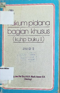 Image of Hukum Pidana Bagian Khusus (kuhp buku II)