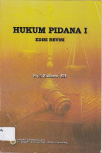 Image of Hukum Pidana I