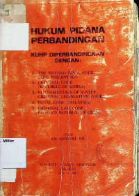 Image of Hukum Pidana Perbandingan