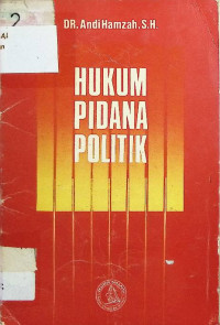 Image of Hukum Pidana Politik