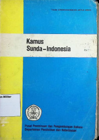 Image of Kamus Sunda-Indonesia