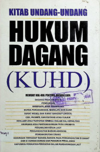 Image of Kitab Undang-Undang Hukum Dagang (KUHD)