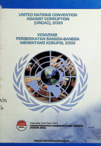 Image of Konvensi Perserikatan Bangsa-Bangsa Menentang Korupsi, 2003