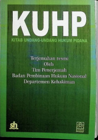 Image of KUHP: Kitab Undang-Undang Hukum Pidana