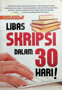 Image of Libas skripsi dalam 30 hari!