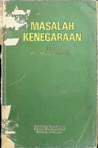 Image of Masalah Kenegaraan