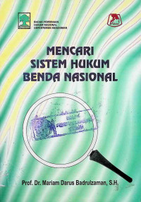 Image of Mencari Sistem Hukum Benda Nasional