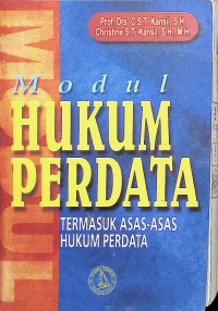 Image of Modul Hukum Perdata: Termasuk Asas-Asas Hukum Perdata