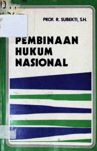 Image of Pembinaan hukum nasional