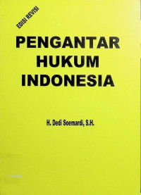 Image of Pengantar Hukum Indonesia