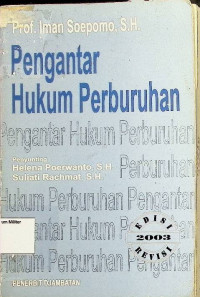 Image of Pengantar Hukum Perburuhan