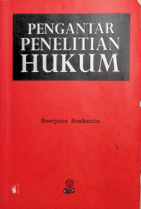 Image of Pengantar Penelitian Hukum