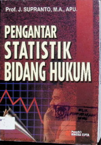 Image of Pengantar Statistik Bidang Hukum