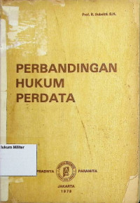Image of Perbandingan Hukum Perdata