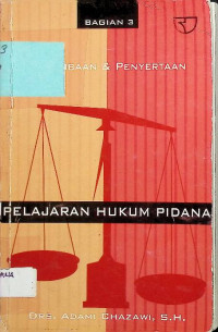 Image of Percobaan & Penyertaan Pelajaran Hukum Pidana