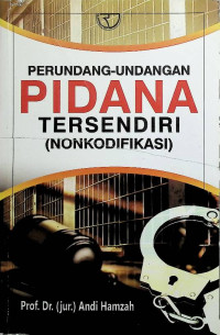 Image of Perundang-Undangan Pidana Tersendiri (Nonkodifikasi)