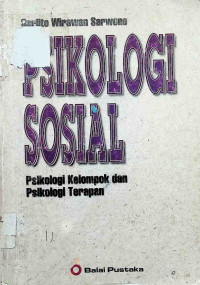 Image of Psikologi sosial: psikologi kelompok dan psikologi terapan