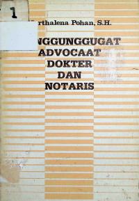 Image of Tanggunggugat Advocaat, Dokter dan Notaris
