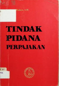 Image of Tindak Pidana Perpajakan