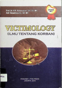 Image of Victimology (Ilmu Tentang Korban)